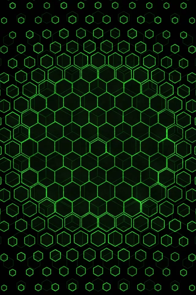 2:3 Photo Portrait 60fps Screensaver Neon Tunnel Motion Background Green Neon