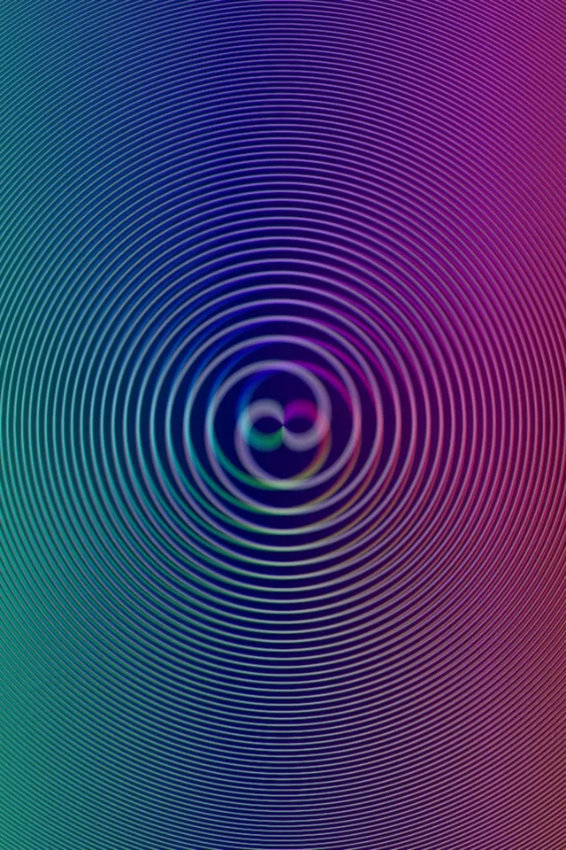 2:3 Photo Portrait Spiraling Fuchsia Emerald Expanding Fractal VJ Animation 60FPS