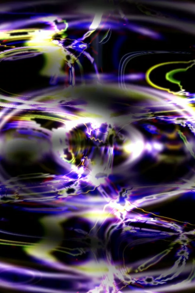 2:3 Portrait 60fps Screensaver Neon Tunnel Glitch Light Patterns Visuals Loop