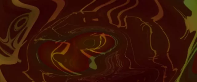 2.39:1 Anamorphic 60fps Neon Tunnel Screensaver Flowing Neon Liquid Spiral VJ Clip