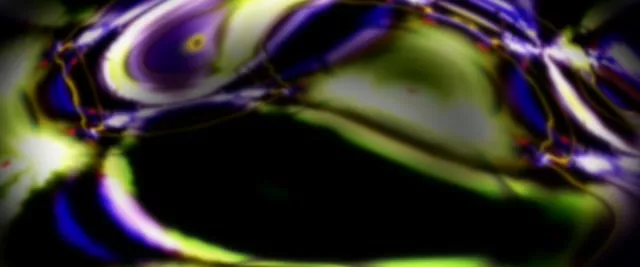 2.39:1 Anamorphic 60fps Neon Tunnel Screensaver - Shimmering Color Wave Loopable Video