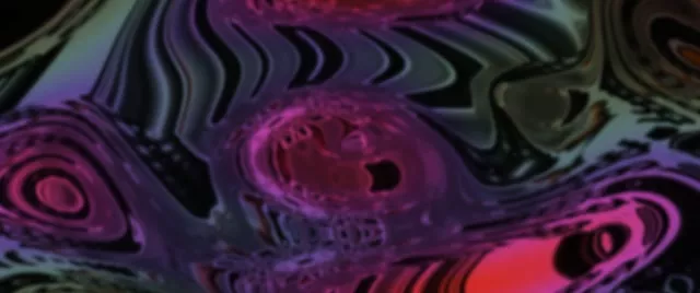 2.39:1 Anamorphic 60fps Screensaver Neon Tunnel Liquid Distortion Veejay Loop