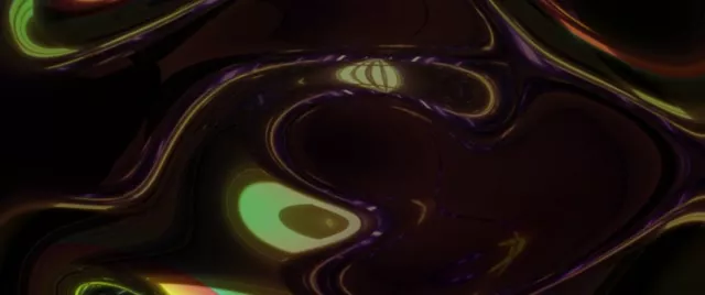 2.39:1 Cinema 60fps Screensaver Neon Tunnel Radiant Serpentine Paths Animation