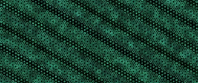 2.39:1 Cinemascope 60FPS Hexagon Matrix Screensaver | Motion VJ Background