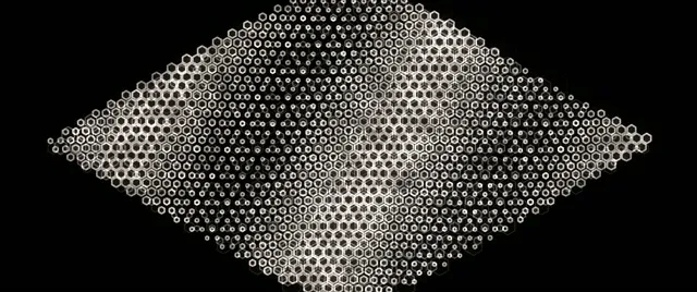 2.39:1 Cinemascope 60FPS Hexagon Screensaver Motion Background