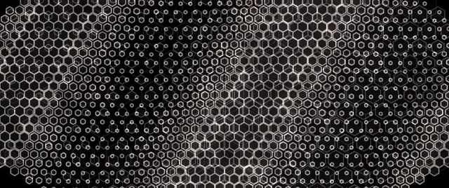 2.39:1 Cinemascope 60FPS Hexagon Tunnel Screensaver VJ Motion