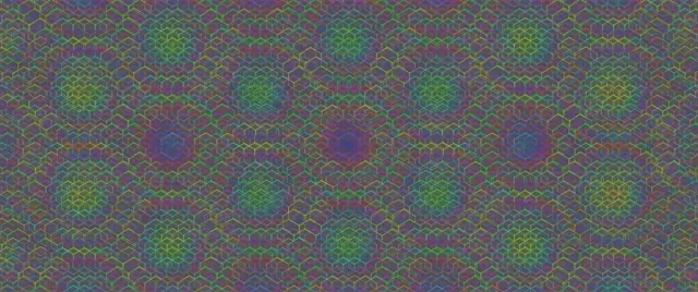 2.39:1 Cinemascope 60fps | Hypnotic Emerald Hexagon Motion Wallpaper