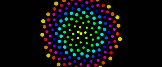 2.39:1 Cinemascope | 60fps Neon Hexagon Screensaver VJ Loop