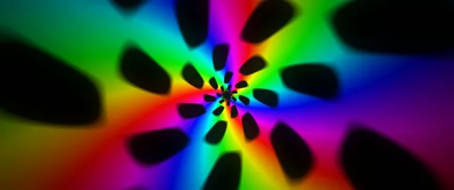 2.39:1 Cinemascope 60FPS Neon Kaleidoscope Screensaver VJ Loop