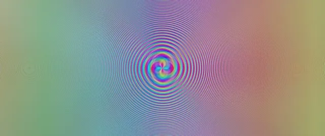 2.39:1 Cinemascope 60FPS Neon Spiral Screensaver - VJ Loop Motion