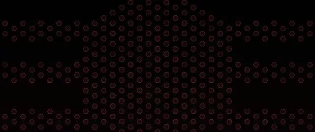 2.39:1 Cinemascope 60FPS Red Hexagon Screensaver | VJ Animation Tunnel Loop