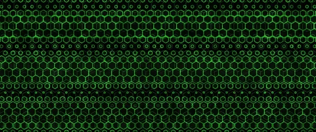 2.39:1 Cinemascope 60fps Screensaver Neon Tunnel Background Edit Green Glow