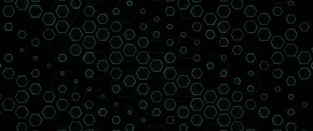 2.39:1 Cinemascope 60fps Screensaver Neon Tunnel Background | Green Tech