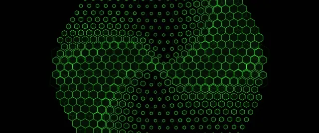 2.39:1 Cinemascope 60fps Screensaver Neon Tunnel Green VJ Loop Background