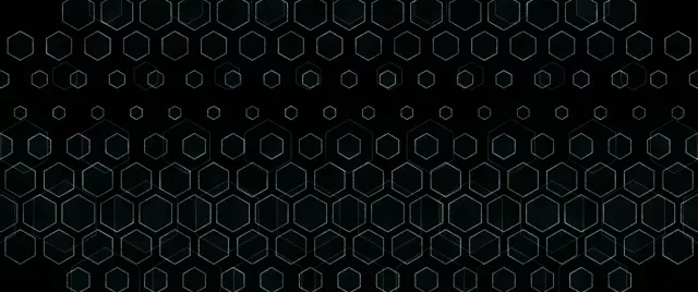2.39:1 Cinemascope 60fps Screensaver Neon Tunnel Live Wallpaper Hexagons