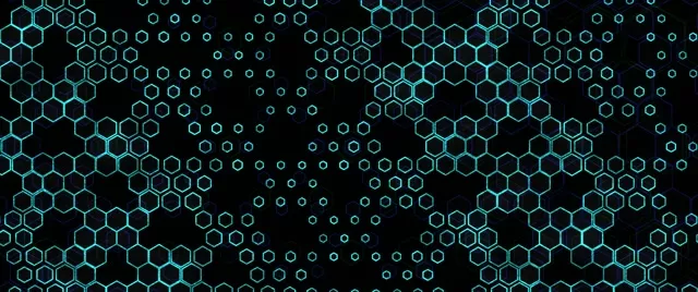 2.39:1 Cinemascope 60fps Screensaver Neon Tunnel VJ Loop Cyan Tunnel