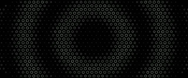 2.39:1 Cinemascope 60fps Screensaver Neon Tunnel VJ Loop Gray Hex Pattern