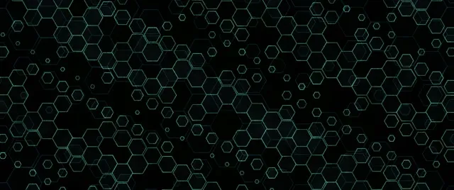 2.39:1 Cinemascope 60fps Screensaver Neon Tunnel VJ Loop Green Hex Abstract