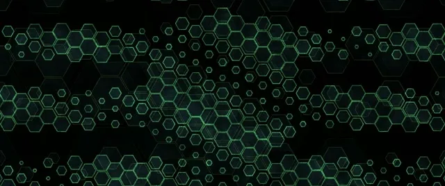 2.39:1 Cinemascope 60fps Screensaver Neon Tunnel VJ Loop Green Lights