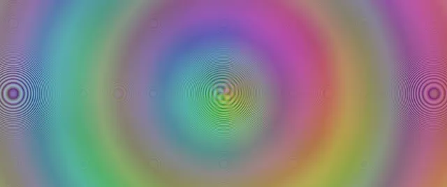 2.39:1 Cinemascope | 60fps Undulating Pink Spiral Screensaver - Aqua VJ Loop