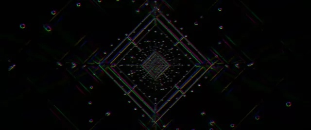 2.39:1 Cinemascope neon tunnel 60fps screensaver vj loop magenta burst