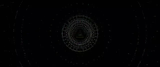 2.39:1 Cinematic 60fps Neon Tunnel Screensaver - Luminous Geometric Spiral Live Wallpaper