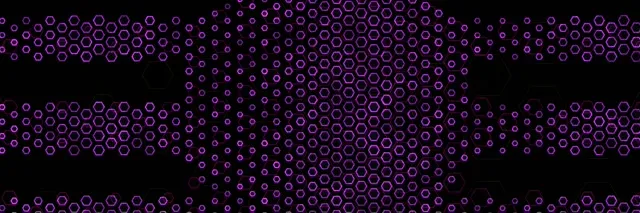 3:1 Panoramic 60fps Screensaver Neon Tunnel Pulsing Violet Concentric Rings Veejay Loop