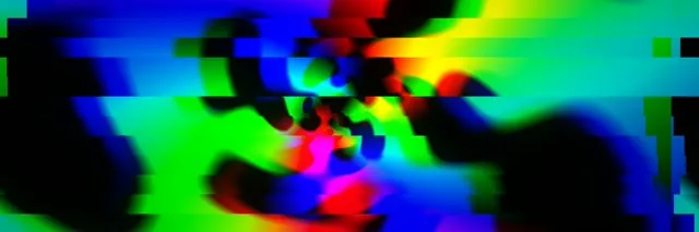 3:1 Triple Wide | 60fps Glitch Neon VJ Screensaver Motion Loop Art