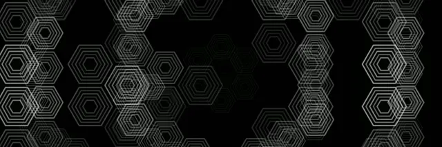 3:1 Triple Wide | 60fps Hexagonal Geometric Motion VJ Loop