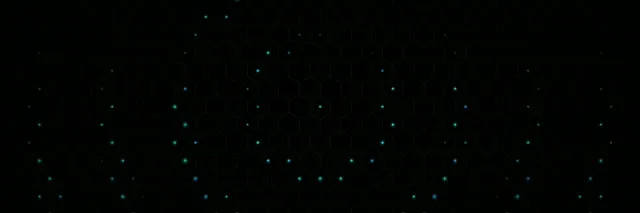 3:1 Triple Wide | Cyan Network Particles 60fps Screensaver VJ Loop