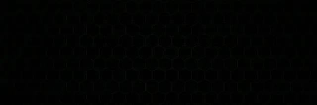 3:1 Triple Wide | Dark Pattern Gold Hearts 60fps Screensaver VJ Loop