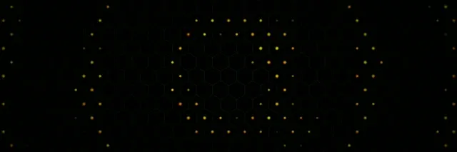 3:1 Triple Wide Golden Network 60fps Screensaver Motion Background