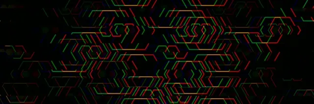 3:1 Triple Wide | Line patterns shapes 60fps screensaver motion visual