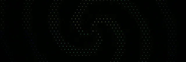 3:1 Triple Wide | Network Particles Glow 60fps Screensaver VJ Motion