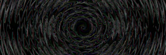 3:1 Triple Wide Spiraling Vortex VJ Loop 60fps Screensaver