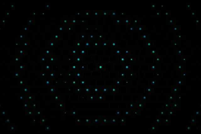 3:2 Surface | 60fps Cyan Network Particles Motion Background Screensaver