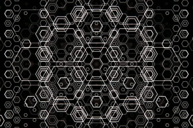 3:2 Surface 60fps Hexagon Geometric Motion Screensaver Live Wallpaper