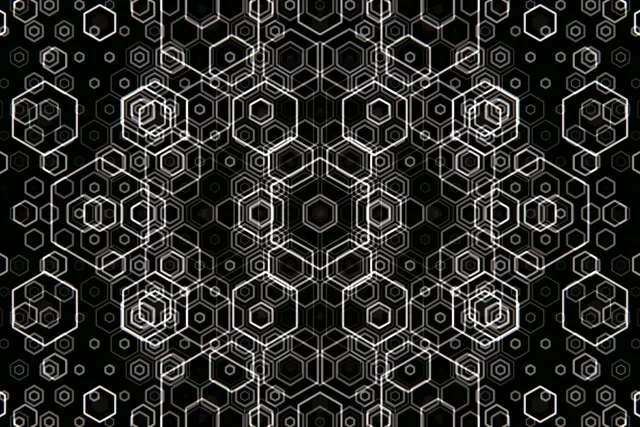 3:2 Surface | 60fps Hexagon Geometry 60fps Screensaver Loop