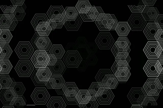 3:2 Surface | 60fps Hexagonal Motion VJ Loop Broadcast Background