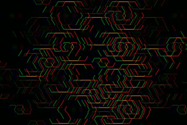 3:2 Surface | Colorful shape patterns 60fps screensaver live display