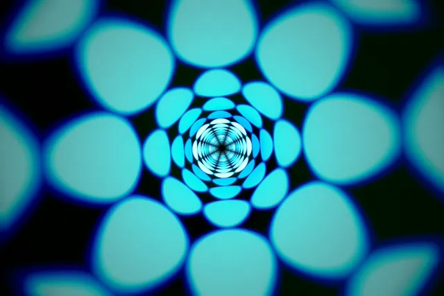 3:2 Surface | Cyan Glowing Loop 60fps Screensaver Live Wallpaper