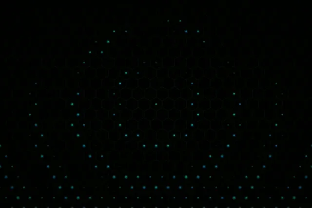 3:2 Surface | Cyan Particles Network 60fps Screensaver Motion Background