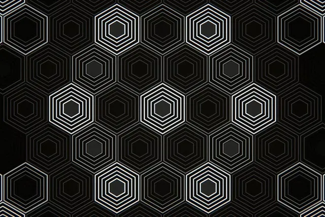 3:2 Surface | Hexagon Dynamic Lights 60fps VJ Loop Wallpaper