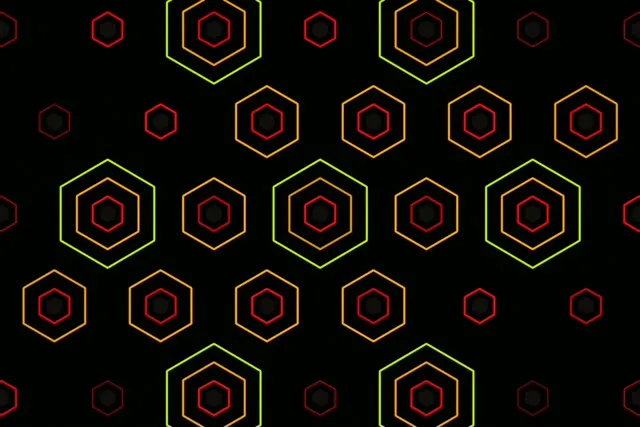 3:2 Surface | Hexagon Motion Background 60fps Screensaver Live Wallpaper