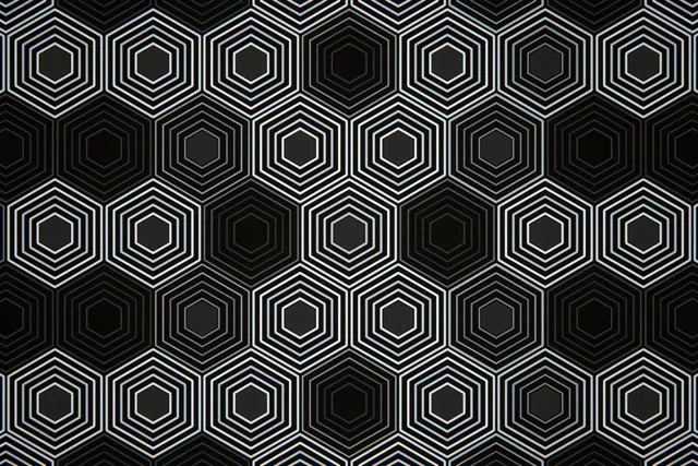 3:2 Surface | Hexagon Pattern 60fps Motion Background Screensaver