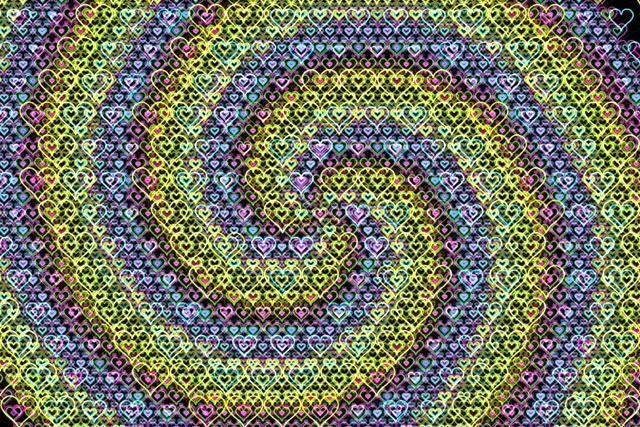 3:2 Surface | Neon Heart 60fps Screensaver Live Wallpaper Loop