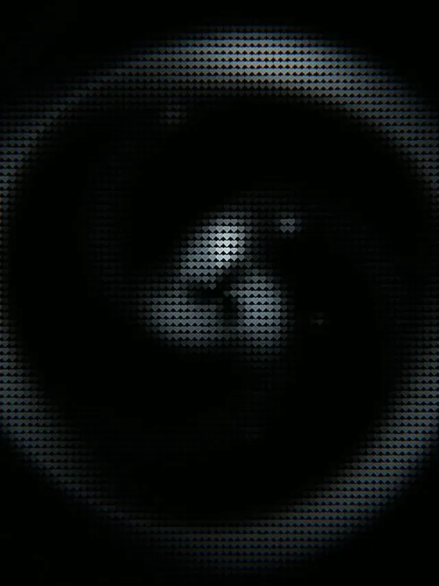 3:4 iPad Portrait | 60fps Abstract Blue Tech Geometry Live Wallpaper Screensaver