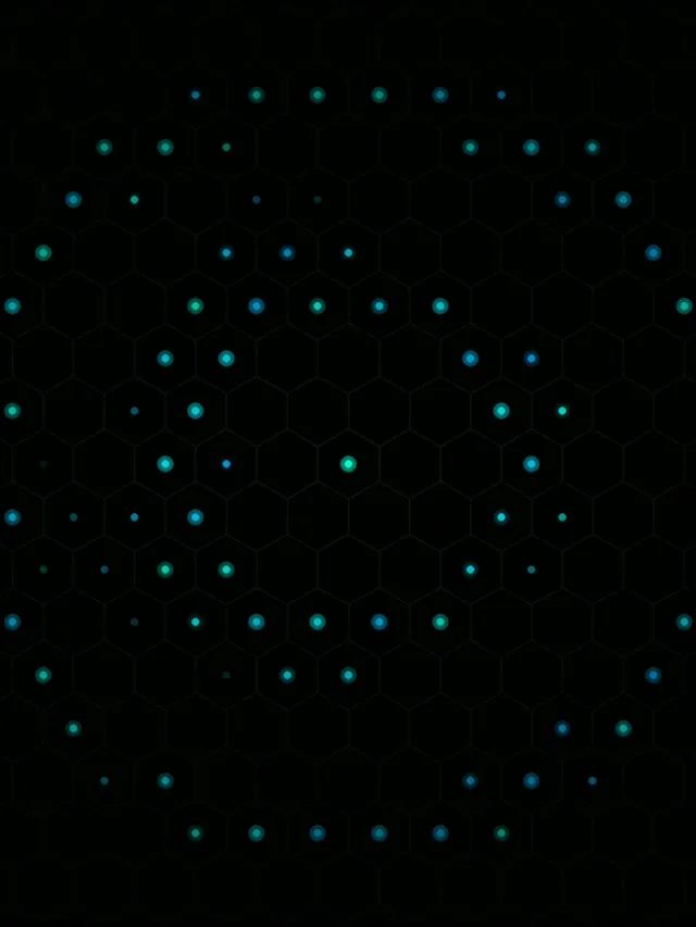 3:4 iPad Portrait | 60fps Cyan Particle Network VJ Loop Screensaver