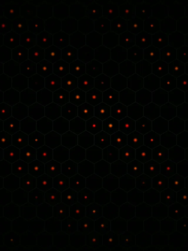 3:4 iPad Portrait 60fps Red Particle Grid Network Screensaver Live Wallpaper