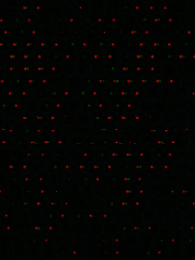 3:4 iPad Portrait | 60fps Screensaver Motion Background - Glowing Dots Loop